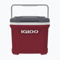 Igloo Latitude 16 industrial red/white/meteorite travel fridge