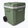 Igloo Ecocool Latitude 60 Qt Roller 56 l vintage green camping fridge 3