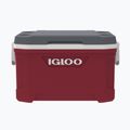 Igloo Latitude 52 industrial red/white/meteorite travel fridge