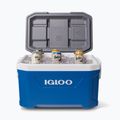 Igloo Latitude 52 indigo blu/white/meteorite travel fridge 9