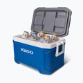 Igloo Latitude 52 indigo blu/white/meteorite travel fridge 10