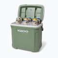 Igloo Ecocool Latitude 30 eco gray/vintage green/black travel fridge 6
