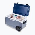 Igloo Maxcold Latitude 90 Qt Roller 85 l carbonite/aegean sea camping fridge 9