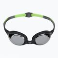 Children's swimming goggles arena Spider JR Mirror black/silver/green 2