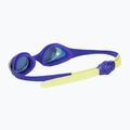 Children's swimming goggles arena Spider JR Mirror blue/blue/yellow 4