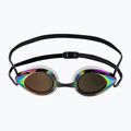 Arena Tracks Mirror white/redcopper/black swimming goggles 2