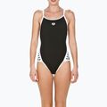Women's one-piece swimsuit arena Team Stripe Super Fly Back One Piece black 001195/501 5