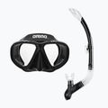 Arena Premium Snorkeling Set black/clear/black