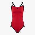Women's swimsuit arena Team Stripe Super Fly Back One Piece red/black 001195/415