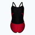 Women's swimsuit arena Team Stripe Super Fly Back One Piece red/black 001195/415 2