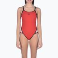 Women's swimsuit arena Team Stripe Super Fly Back One Piece red/black 001195/415 5