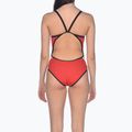 Women's swimsuit arena Team Stripe Super Fly Back One Piece red/black 001195/415 6