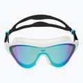 Arena swim mask The One Mask Mirror blue/white/black 2