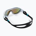 Arena swim mask The One Mask Mirror blue/white/black 10