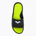 Men's arena Bruno flip-flops black and yellow 004372 6