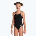 Arena Team Challenge Solid black/white children's one-piece swimsuit 4