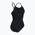 Ladies' one-piece swimsuit Arena Team Light Drop Solid black/white 4
