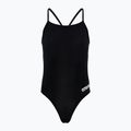 Arena Team Challenge Solid black/white children's one-piece swimsuit