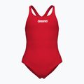 Children's one-piece swimsuit arena Team Swim Pro Solid red/white