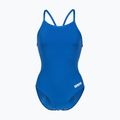 Ladies' one-piece swimsuit Arena Team Light Drop Solid royal/white