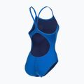 Ladies' one-piece swimsuit Arena Team Light Drop Solid royal/white 4