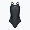 Women's one-piece swimsuit arena Icons Fast Back Panel grey 005043/551