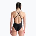 Women's one-piece swimsuit arena Icons Fast Back Panel grey 005043/551 6
