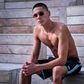 Arena Icons Team Stripe Bermuda Logo shorts black 005652/518 10