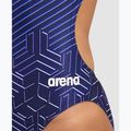 Women's one-piece swimsuit arena Kikko Pro Challenge Back navy/navy multi 7