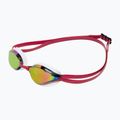 Arena Python Mirror copper/white/red wine swimming goggles 6