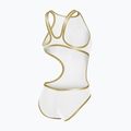 Ladies' one-piece swimsuit Arena One Biglogo One Piece white/gold 5