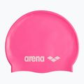 Arena Classic Silicone bright pink swimming cap
