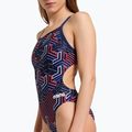 Women's one-piece swimsuit arena Kikko Pro Swimsuit Challenge Back navy/team redwhiteblue 4