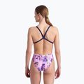 Women's one-piece swimsuit arena Rose Texture Swimsuit Xcross Back multi pink/navy 7