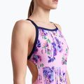 Women's one-piece swimsuit arena Rose Texture Swimsuit Xcross Back multi pink/navy 8