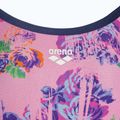 Women's one-piece swimsuit arena Rose Texture Swimsuit Xcross Back multi pink/navy 3
