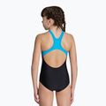 Children's one-piece swimsuit arena Multi Pixels New Swim Pro Back black/turquoise 4