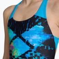 Children's one-piece swimsuit arena Multi Pixels New Swim Pro Back black/turquoise 5
