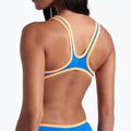Women's one-piece swimsuit arena One Biglogo One Piece blue river/fluo orange 5