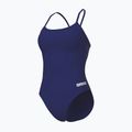 Women's one-piece swimsuit arena Lace Back Solid navy/white 4