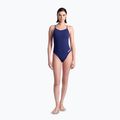 Women's one-piece swimsuit arena Lace Back Solid navy/white 6