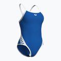 One-piece swimsuit arena Icons Super Fly Back Solid royal/white 3