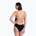 Women's one-piece swimsuit arena Icons Super Fly Back Solid black / white 3