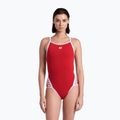 Women's one-piece swimsuit arena Icons Super Fly Back Solid red / white