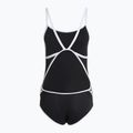 Women's one-piece swimsuit arena Icons Super Fly Back Solid black / white 2