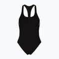 Women's one-piece swimsuit arena Icons Racer Back Solid black / white 2