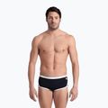 Men's arena Icons Swim Low Waist Short Solid black/white swim briefs 4