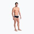 Men's arena Icons Swim Low Waist Short Solid black/white swim briefs 5