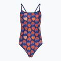 Women's one-piece swimsuit arena Reversible Swimsuit Challenge Back navy/multi 4