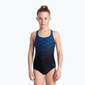 Children's one-piece swimsuit arena Kikko V Swim Pro Back black/blue china 5